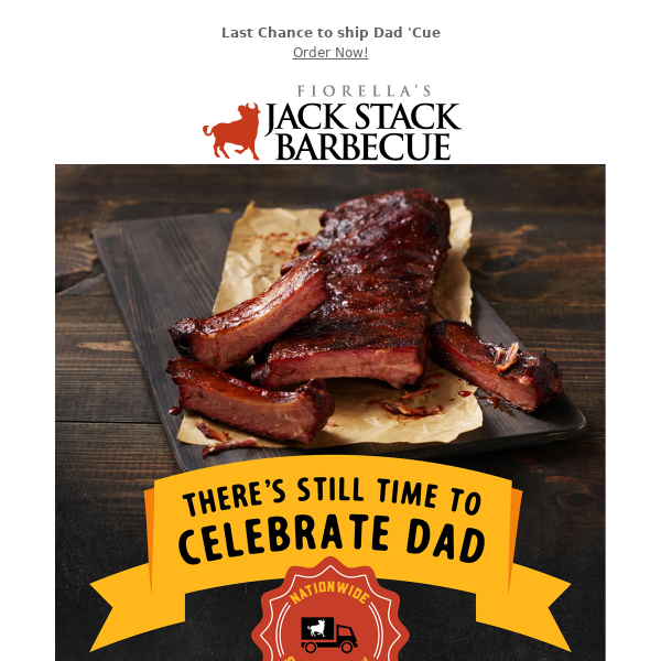 This is it - Last Chance to ship Dad 'Cue