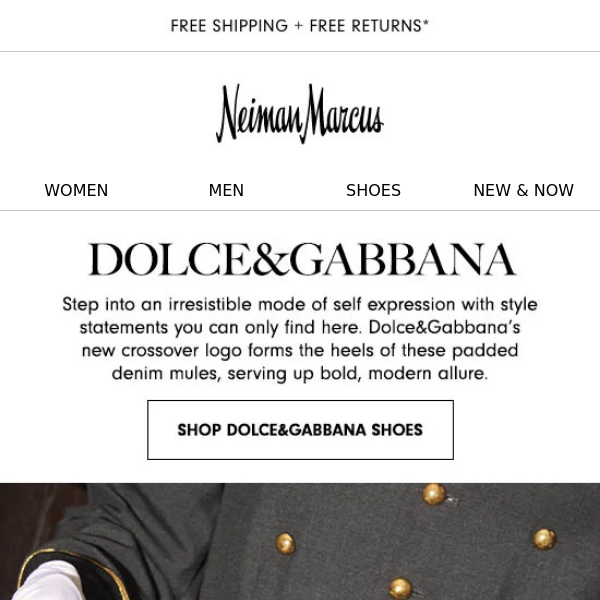 Dolce&Gabbana serves up bold, feminine footwear