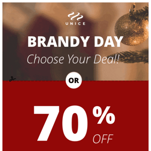 Claim Your 70% OFF Brand Day Sale