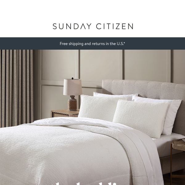 Snug Ribbed Bed Blanket – Sunday Citizen