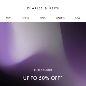 Ends Tonight: Up to 50% off + additional 10% off*