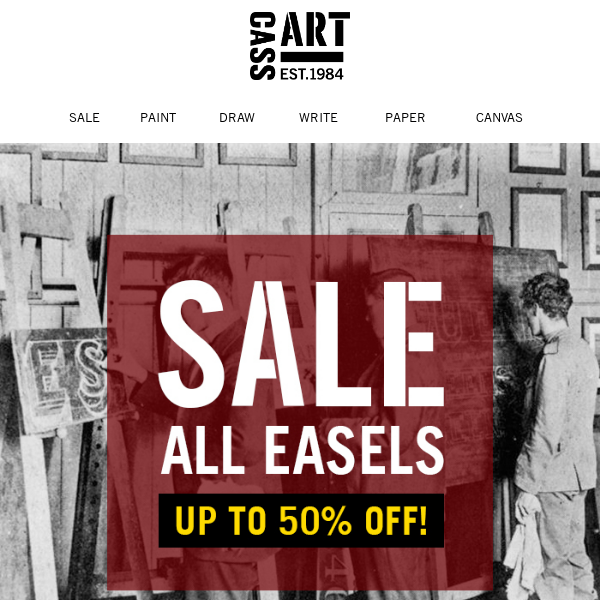 The  Easel Sale !