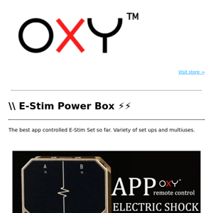 New E-stim Power Box is out! ⚡