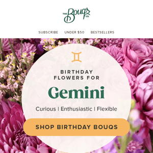 ♊ Flowers for your favorite Gemini ♊