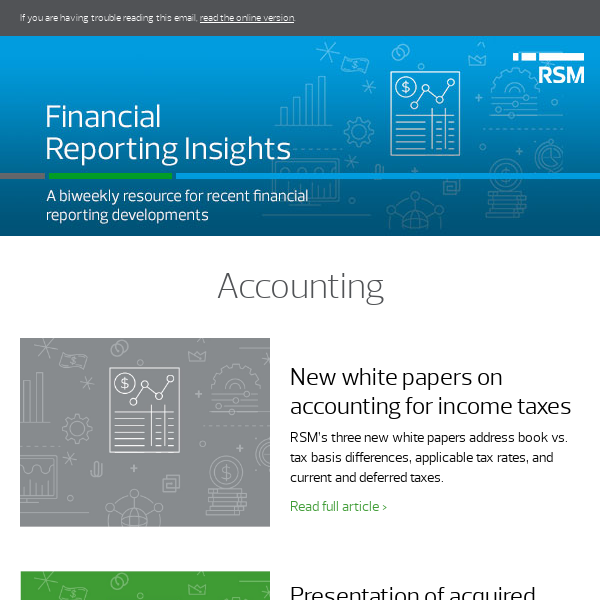 Financial Reporting Insights – December 19, 2023