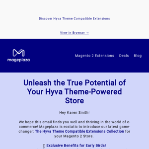 Introducing Hyva Theme Compatible Extensions Collection by Mageplaza 🌟