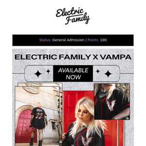 The new EF x Vampa Jersey is available now on the Superstore!