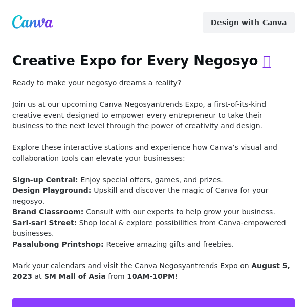 You’re Invited to the 1st Negosyantrends 2023 Expo! ✨