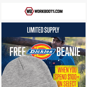 🆓 Dickies beanie is waiting for you!