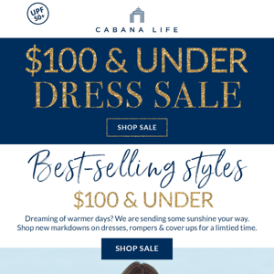 The more the merrier... $100 & Under Dress Sale Is Here 🎁