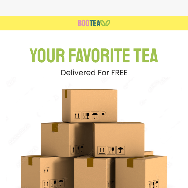 Get your Bootea goodies delivered for FREE