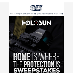 Win home defense gear!