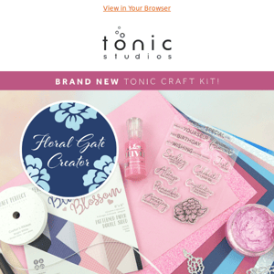 Tonic Studios USA, BRAND NEW Tonic Craft Kit!