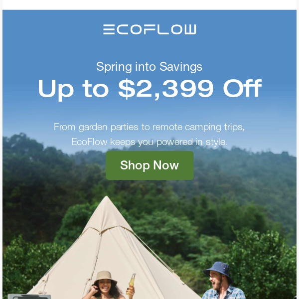 🌱 EcoFlow Spring Sale Livestream Now Live!!