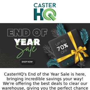 Don't Miss Out: Huge Clearance Sale at CasterHQ!