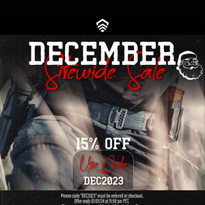 15% OFF Till Jan 1st!🎄🎅