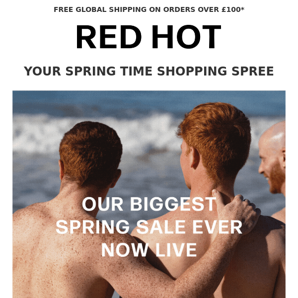 A spring sale to make you feel 🔥