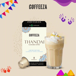 🆕 Thandai Flavoured Coffee to brighten up your Holi celebrations.