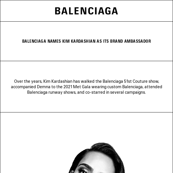 Balenciaga names Kim Kardashian as brand ambassador