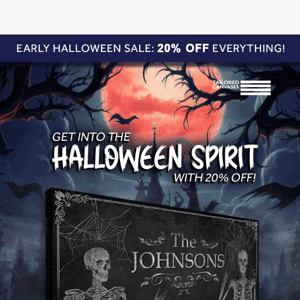 🕷️🎃 Halloween Magic: 20% Off Sitewide