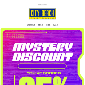 City Beach 💰 Your Mystery Discount REVEALED 💰