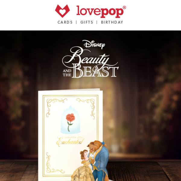 NEW | Disney's Beauty and the Beast Valentine's Day Cards