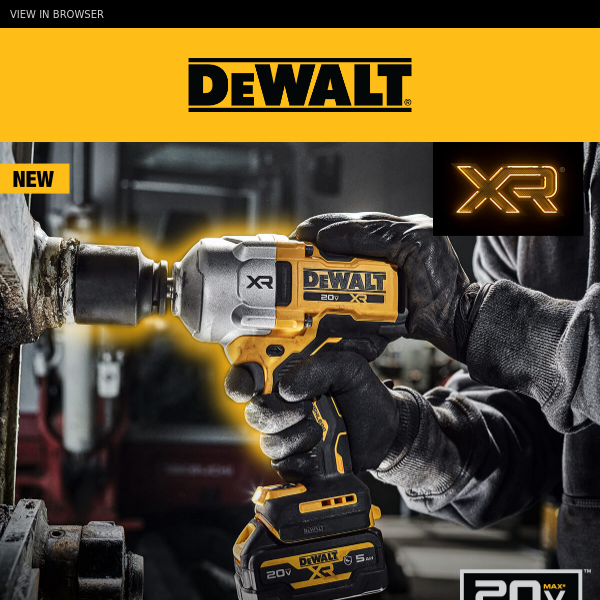 The NEW XR® Impact Wrench is Here