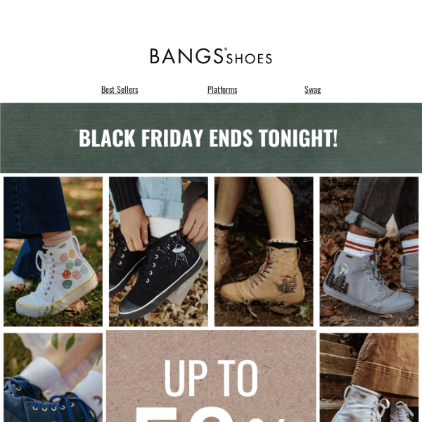 {Ends Tonight] Black Friday Sale 👟