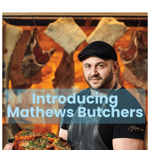 New partner alert!!! Now stocking artisan butchers Mathews 🍖 🥩 🍗 🥓 !!!