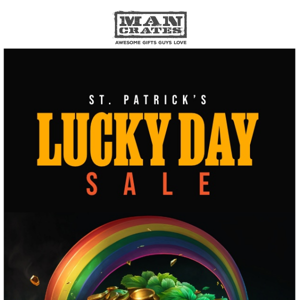 🍀 It’s Your Lucky Day! Up to 30% Off Today Only!