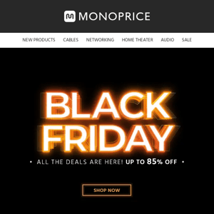 More Black Friday DEALS + 15% OFF Sitewide w/ Code: BF15