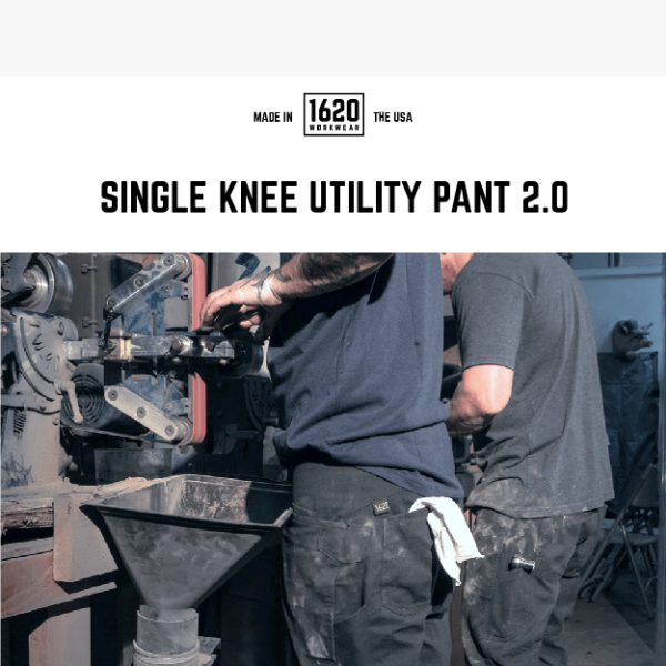 The Single Knee Utility Pant 2.0