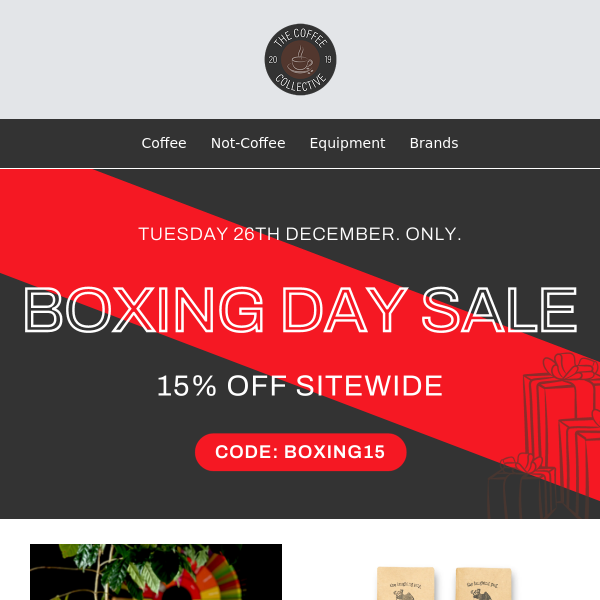 Boxing Day Sale! 15% Off Sitewide 💥🎁