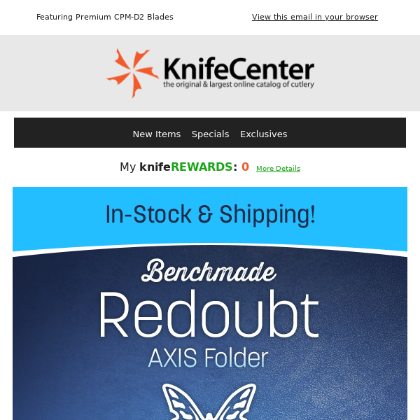 New Benchmade Redoubt In-Stock + Claymore OTF Pre-Order