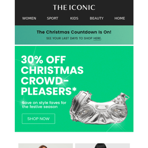 30% OFF Christmas crowd-pleasers 🎄 Gifting just got easier