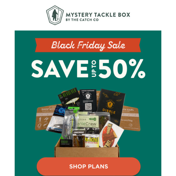 Our Black Friday SALE is ON! - Mystery Tackle Box