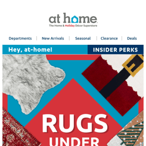 Rugs for guest-ready spaces