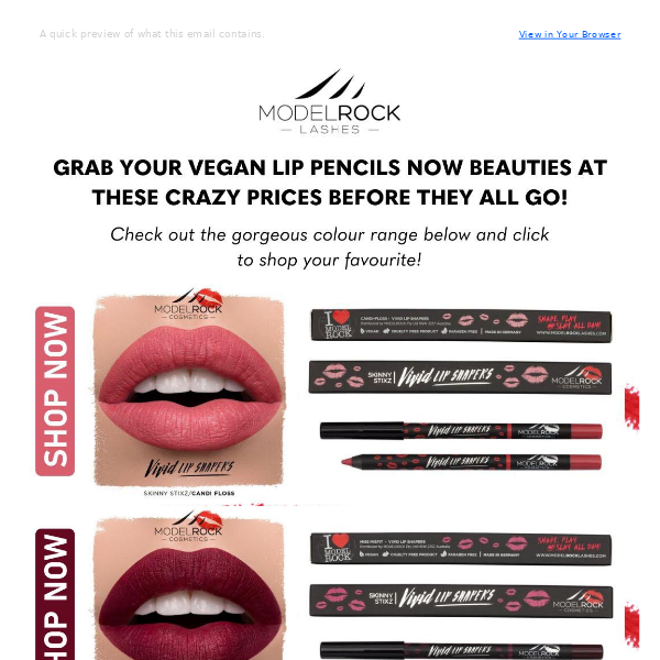 🔥🔥 Lip Pencils super special offer – don't miss out! 🔥🔥