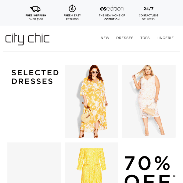 Summer Dresses for Sunny Days | 70% Off* Selected Dresses