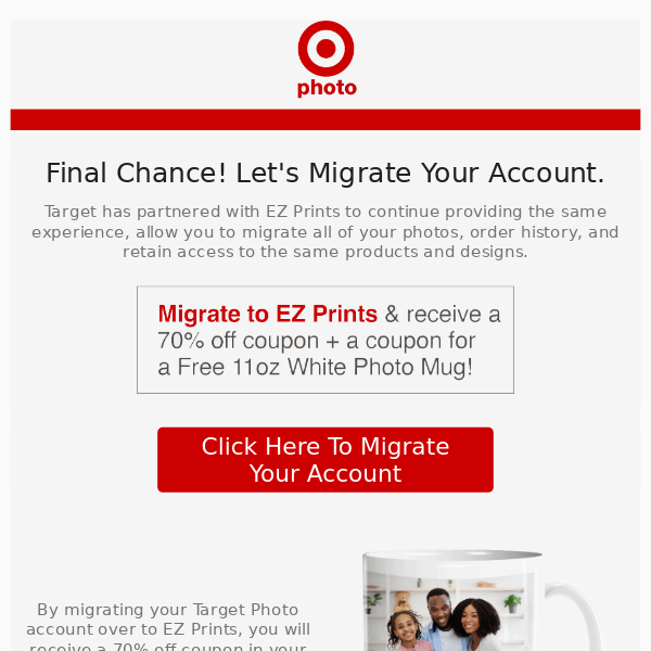 Last Chance to Migrate Your Account & Get Two Coupons!