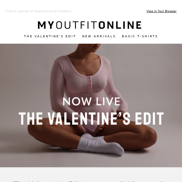 NOW LIVE: VALENTINE'S EDIT 💘