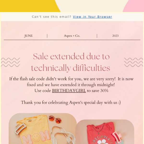 🚧Technical Difficulties 🚧 30% OFF FLASH SALE EXTENDED!!