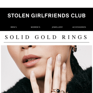 SOLID GOLD RINGS