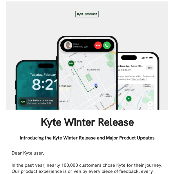 Introducing the Kyte Winter Release and Major Product Updates