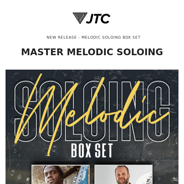 NEW BOX SET! Master melodic soloing 🎵