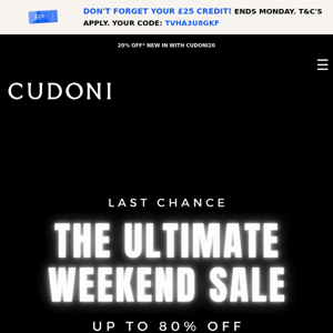 LAST CHANCE! Ultimate Weekend Sale 🔥