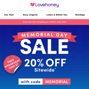 Less than 24hr left of our Memorial Day Sale ⏲️