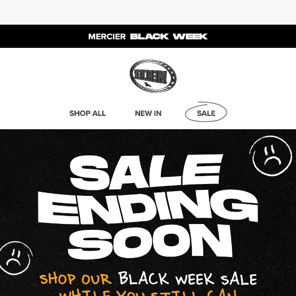 Black Week Sale Ending Soon 😨