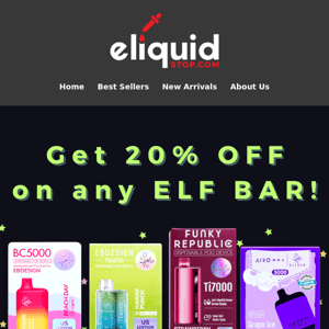 All Elf Bar:20% OFF‼️