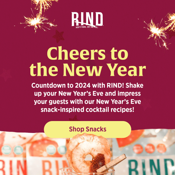 Ring in the New Year with RIND🎉🍓🍏🍑🍎